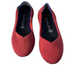 Rothy’s The Flat Round Toe Scooter Red